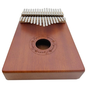 Wholesale 17 Key Solid Wood Kalimba Thumb With 3 Colors Optional For Beginner <b>Music</b> Enlightenment Gift Instrument - Product Image 2