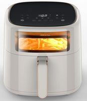 Ensemble d'outils de cuisine domestique 2023, taille familiale électrique 6L santé sans huile, antiadhésif rond réutilisable appareils ménagers intelligents