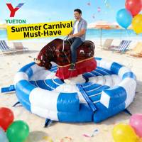 Toro Mecánico Inflable de PVC de Grado Comercial, Personalizado, Juego de Rodeo para Carnaval