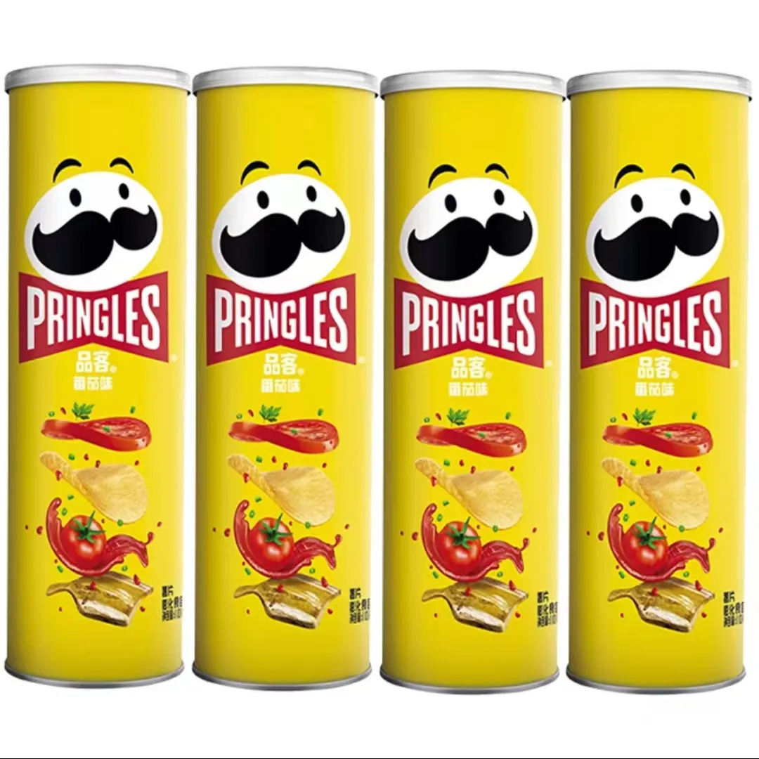 Pringle Chips Rivierkreeft Smaak Snacks Aardappelchips