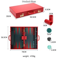 Jeu de backgammon personnalisé en métal avec cadenas à combinaison, pour l'éducation précoce, le développement de l'intelligence, les compétitions, les fêtes, cadeau