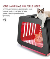 OEM ODM Infrarot PDT Rotlichttherapie Haustiertransportbox Atmungsaktives Gesundheitsgerät Bett Haus für Pudel Hund Katze