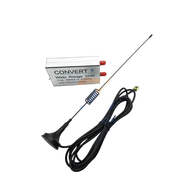 USB RTL SDR Receiver 100KHz-1.7GHz Full Band UV HF RTL-SDR