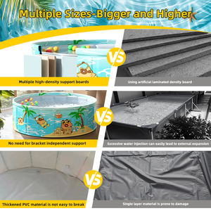 Fabriek Groothandel Draagbare Capibala Zwembaden Opvouwbare Pvc Kinderzwembaden - Product Image 4