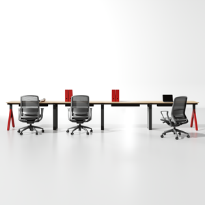 Diseño de muebles de madera, escritorio de oficina moderno para 6 personas, precio de estación de trabajo de oficina - Product Image 5