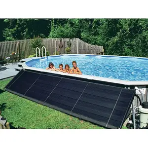 Painéis do calefator da energia solar do PE de 700x76cm para piscinas exteriores do jardim acima da função eficiente terra da limpeza