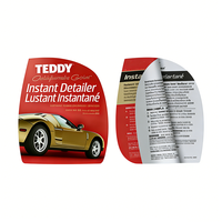 Étiquettes personnalisées multicouches TEDDY, autocollantes, pour usage commercial, industriel, nettoyage automobile, étiquettes autocollantes à double couche