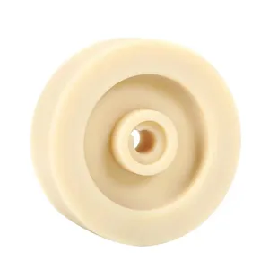 Oil-bearing nylon wheel manufacturers custom wear-resistant mc nylon shaped pulley PA66 self-lubricating nylon roller