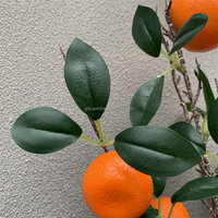 Super Star A-507 Hoogwaardig Ecologisch Schuim Kunstmatige Fruit Tangerine Sinaasappel Bos Bloemstuk 66/96cm voor Bruiloft Huis
