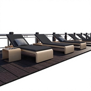 Tumbona Metálica Plegable para Exteriores, Resistente al Agua y <span class=keywords><strong>con</strong></span> Protección Solar, Ideal para Balcón, Patio, Playa, Villa o Casa de Huéspedes - Product Image 1