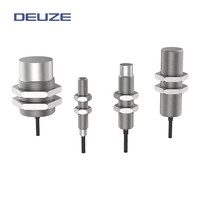 Capteur de Proximité DC à 3 Fils Personnalisé M30 ICAK30MN15P1, Conception Cylindrique Universelle, Non Encastré, Distance de Détection de 15 mm, Indice de Protection IP67