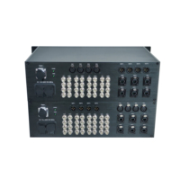 Convertisseur de fibre optique 12G-SDI avec audio XLR et Ethernet pour équipement de diffusion radio-télévisée