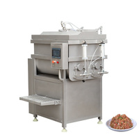 Machine à mélanger la viande sous vide automatique en acier inoxydable, grande machine industrielle commerciale pour le mélange de saucisses