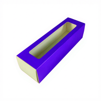 Boîte à gâteaux vide en carton avec tiroir, personnalisable avec logo, pour pâtisseries, biscuits, donuts, macarons, pains, douceurs de boulangerie, gâteaux en coupelles et bonbons