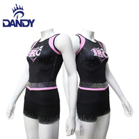 Offre Spéciale Sublimation filles Cheer pratique débardeurs personnalisé votre propre AB strass pratique maillots vêtements d'entraînement