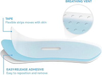 KNOWSPORTS KSP-MT Bandes adhésives buccales pour le sommeil, extra résistantes, de qualité médicale, respirantes, confortables, protège-dents