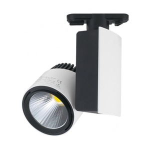 Luce LED a binario 33W, 4000K, tre fili; ideale per l'illuminazione di spazi commerciali ed esposizioni. - Product Image 1