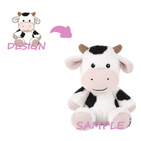 Juguete de Peluche Personalizado de 10 cm, Súper Suave, en Forma de Corazón de Mono, con Relleno de Algodón PP, Función de Confort