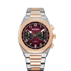 Reloj de Cuarzo Analógico para Hombre de Alta Calidad, Cristal de Zafiro, Resistente al Agua 5ATM, Movimiento Japonés, Correa de Acero Inoxidable Personalizada, Lujoso - Product Image 3