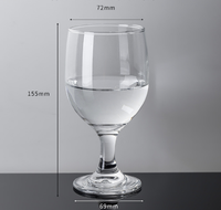 Clair 13.5 oz cristal gobelet à eau verre tige eau verres à boire pour jus vin bière thé lait boissons froides boissons