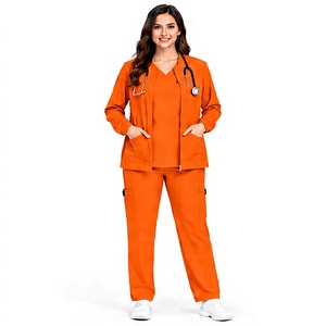 Professional Ivory Lab <b>Coat</b> for <b>Doctors</b> Gender Breathable Cotton Polyester Clinical Uniforms Long Sleeve Medical Uniform Wholesa - Product Image 1