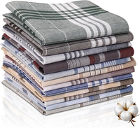 Mouchoirs en coton doux personnalisés pour hommes, mouchoirs brodés personnalisés pour hommes, mouchoirs pour femmes, entrepôt américain
