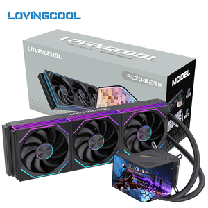 Lovingcool ซูเปอร์หน้าจอ360มม. ระบายความร้อนด้วยของเหลว RGB ฮีทซิงค์ AIO เครื่องทำน้ำเย็นวอลเปเปอร์ขนาดใหญ่<span class=keywords><strong>คอม</strong></span>พิวเตอร์เกมระบายความร้อนซีพียู - Product Image 1