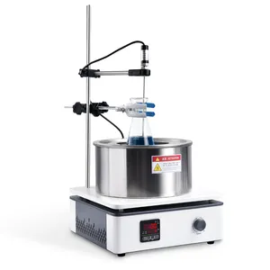 large capacity laboratory magnetic stirrer hotplate automatic pot stirrer oil water bath