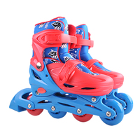 Patins à roulettes de Noël d'extérieur durables et de bonne qualité, 4 roues réglables, pour enfants