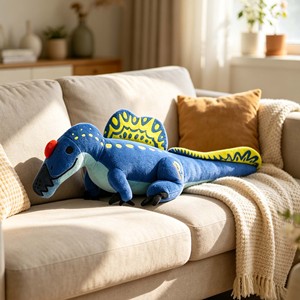 Peluche de Dinosaurio <span class=keywords><strong>Estegosaurio</strong></span> con Alas de Mariposa Personalizadas, Juguete de Peluche Suave y Realista, Juguete Coleccionable, Decoración de Habitación, Juguete Interactivo - Product Image 3