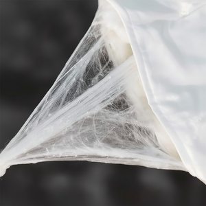 ไหมแท้ 100% สำหรับถักมือ สีขาวธรรมชาติ ไม่ย้อม สำหรับถักเสื้อหรือผ้าห่ม ลายดิบ ขายส่ง - Product Image 1