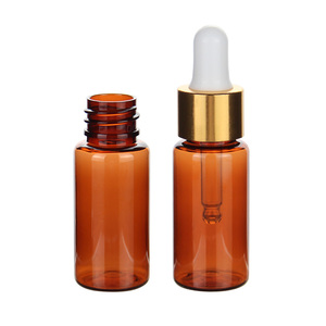 10ml <span class=keywords><strong>15ml</strong></span> 20ml Rỗng Mỹ phẩm mẫu lọ rõ ràng mini nhựa dropper chai tinh dầu Huyết thanh chai với Vàng Pipette - Product Image 5