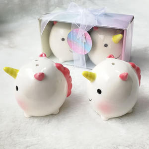 YWbeyond porcellane unicorno sale e pepe Shaker souvenir favorisce Shaker forniture Festive regalo regalo di nozze - Product Image 4