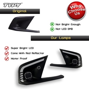 TYPY pour Honda CIVIC 11ème génération, 2 pièces, clignotants dynamiques jaunes à LED, feux de jour blancs DRL, ensemble de feux de jour, 2022-2023 - Product Image 3