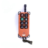 Télécommande à bouton-poussoir pour palan électrique industriel F21-E1B 12V avec code fixe/apprentissage, étanche IP65, portée 150m