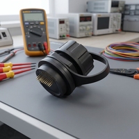 Connecteur de câble étanche IP67 Lshitech Aviation Plug 0,3-1m, prise femelle/mâle, montage sur panneau industriel avec port USB