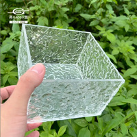 Plaque en plastique rigide PS GPPS à motifs, multi-textures, couleur et taille personnalisées, OEM pour l'artisanat DIY et les présentoirs commerciaux