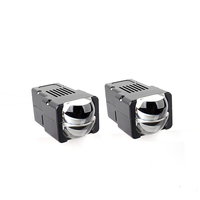 AES 1.5 pouces matrice Laser Led projecteur phare 5500k avec luminosité automatique coupure plate 35W 48W carré bleu lentille