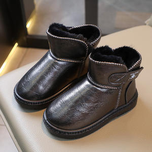 Scarponi <span class=keywords><strong>da</strong></span> <span class=keywords><strong>neve</strong></span> con fodera in pile per stivali di cotone invernali impermeabili per ragazze scarpe di cotone per bambini - Product Image 2