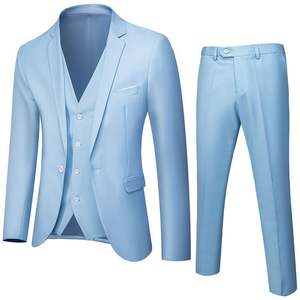 Custom 3 Piece Breathable <strong>Suit</strong> Business Casual Tuxedo <strong>Men's</strong> <strong>Wedding</strong> Dress Groom <strong>Suit</strong> - Product Image 1