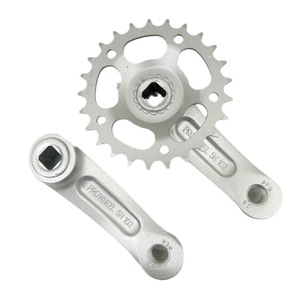 Pédalier de vélo pour enfants, 102/114 mm, 28t-32t, en alliage d'aluminium, pédalier de vélo électrique, pignon à trou carré - Product Image 1