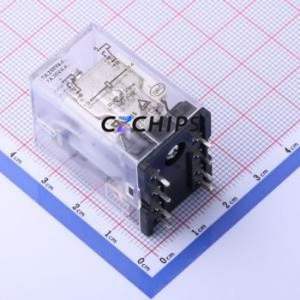 HF18FF/024-2Z23 Power Relay Through hole,21.5x28mm Relay 24V 2 Changeover: 2C (DPDT-Changeover)::: 8 7A-30VDC/7A-250VAC - Product Image 2