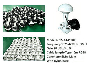 Antena GPS Marina de 1575±5MHz y 28dBi con Cable de 10m y Base Marina para KP-27A KS-200A+ - Product Image 3