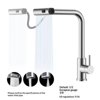 Robinet de cuisine moderne escamotable noir mat cascade anti-éclaboussures 3 modes de pulvérisation monocommande cartouche céramique pour hôpital