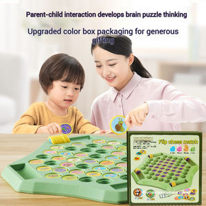 ชุดเกมหมากรุกพลิกจับคู่ความจำสำหรับเด็ก Nexus Wood สำหรับ<span class=keywords><strong>เด็ก</strong></span>อายุ 3-6 ปี เสริมสร้างปฏิสัมพันธ์ระหว่างพ่อแม่ลูก พัฒนาสมองและการเรียนรู้ - Product Image 2