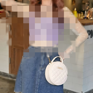 Fashion Multifunction <strong>PU</strong> Leather Cross Body <strong>Bags</strong> Messenger Small Shoulder Tote <strong>Round</strong> <strong>Bag</strong> - Product Image 5