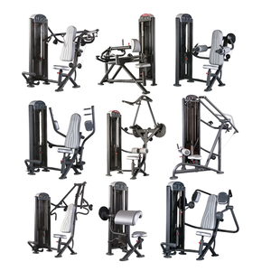 Máquina de prensa de piernas horizontal de acero ajustable de gran venta para entrenamiento corporal con selección de carga por pin - Product Image 5