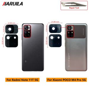 Obiettivo della fotocamera posteriore con obiettivo della fotocamera posteriore con adesivo per Xiaomi <span class=keywords><strong>POCO</strong></span> <span class=keywords><strong>X3</strong></span> NFC X4 M4 <span class=keywords><strong>Pro</strong></span> 4G 5G parti di riparazione del telefono cellulare - Product Image 5