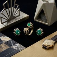 Boucles d'oreilles et bague style citrouille vintage, collier à pompon en émail citrouille, bijoux fantaisie décontractés, de luxe, bohèmes, antiques