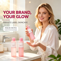 Crème Visage Rose à la Niacinamide Hydratante Apaisante Soin Quotidien Texture Soyeuse Non Grasse Marque Privée